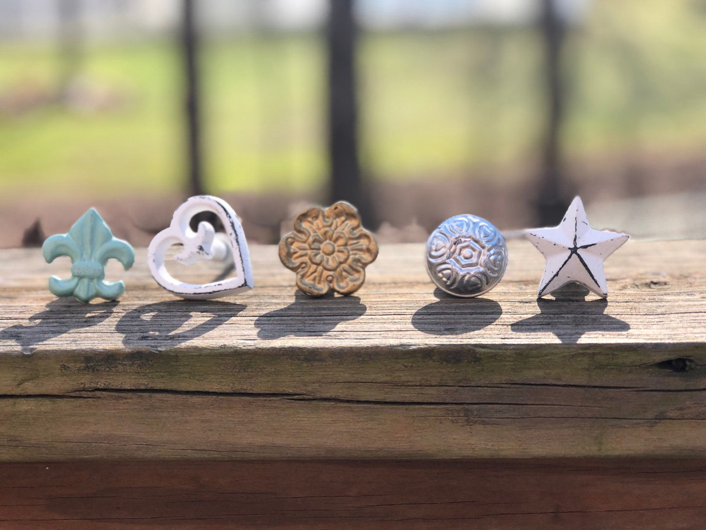 Knobs/Star Metal Knobs/pick COLOR/Shabby chic knobs/Metal Cabinet Knob/Drawer Pulls Drawer Knobs Cabinet Knobs