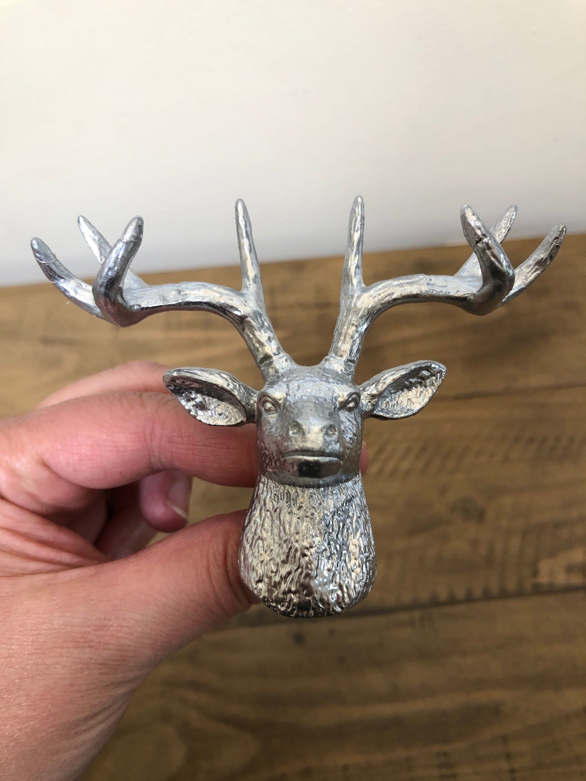 Deer metal Knobs/Deer Metal Knobs/pick COLOR/Antler Drawer Pull/Deer Metal Cabinet Knob/Drawer Pulls Drawer Knobs Cabinet Knobs