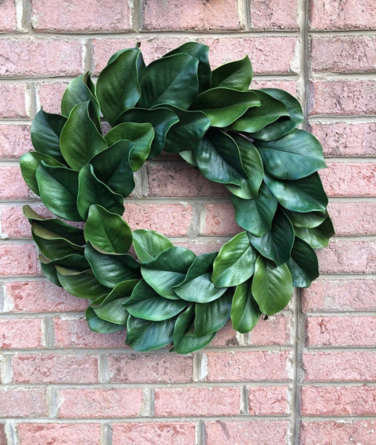 MAGNOLIA Wreath, Magnolia front door wreath, 23-25" Magnolia leaf wreath, Fixer Upper wreath, Farmhouse wreath