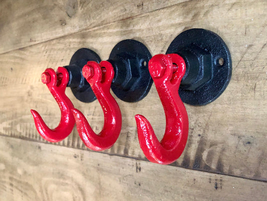 Industrial Swivel Metal wall hook/swivel metal hook/Vintage hook/ Industrial red wall hook / steampunk decor / metal pipe towel wall hooks