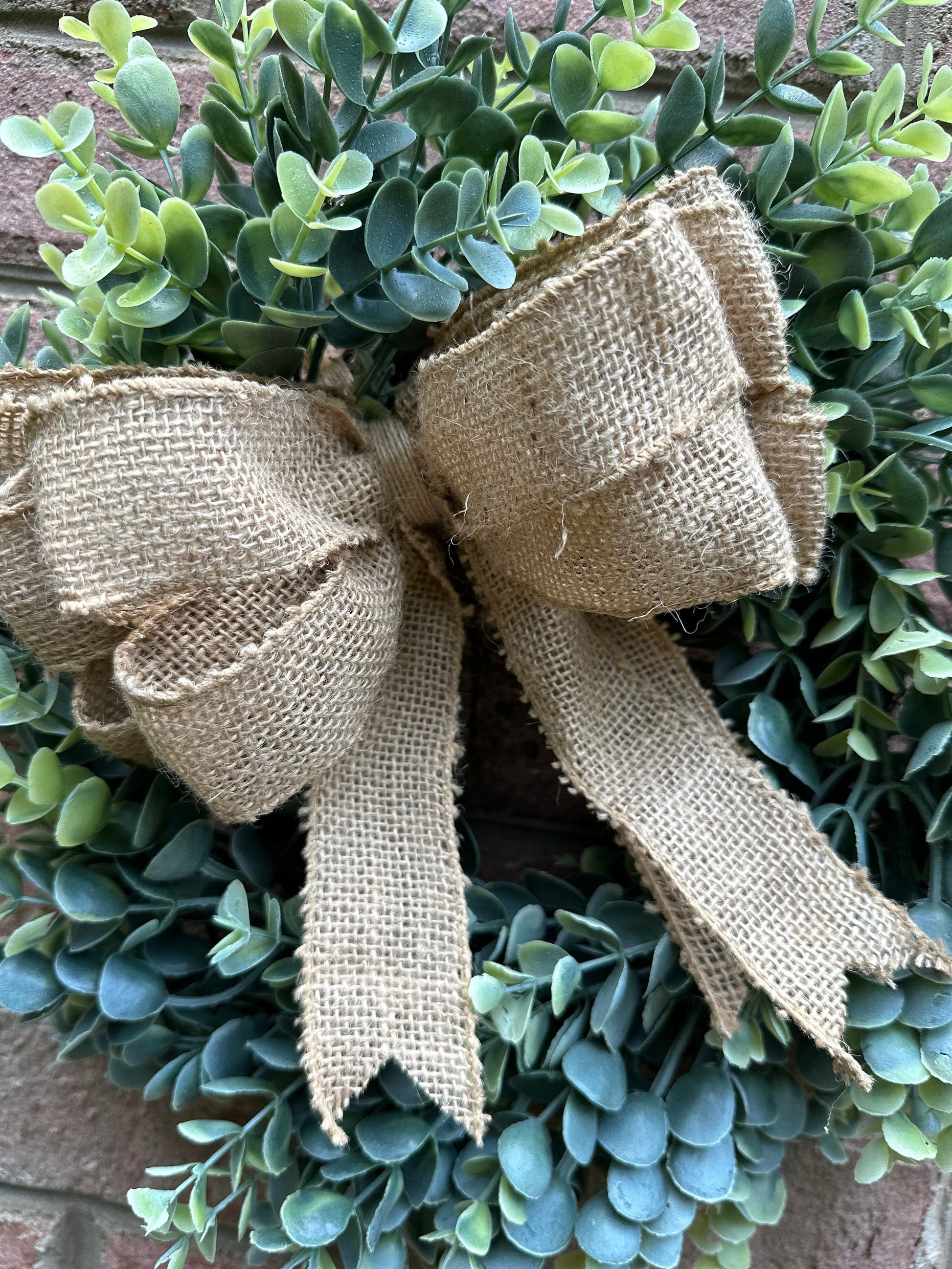 Eucalyptus Wreath, Wreath, Farmhouse Wreath, Green Wreath, Wreaths, Faux Eucalyptus Wreath, Door Wreath, wedding table