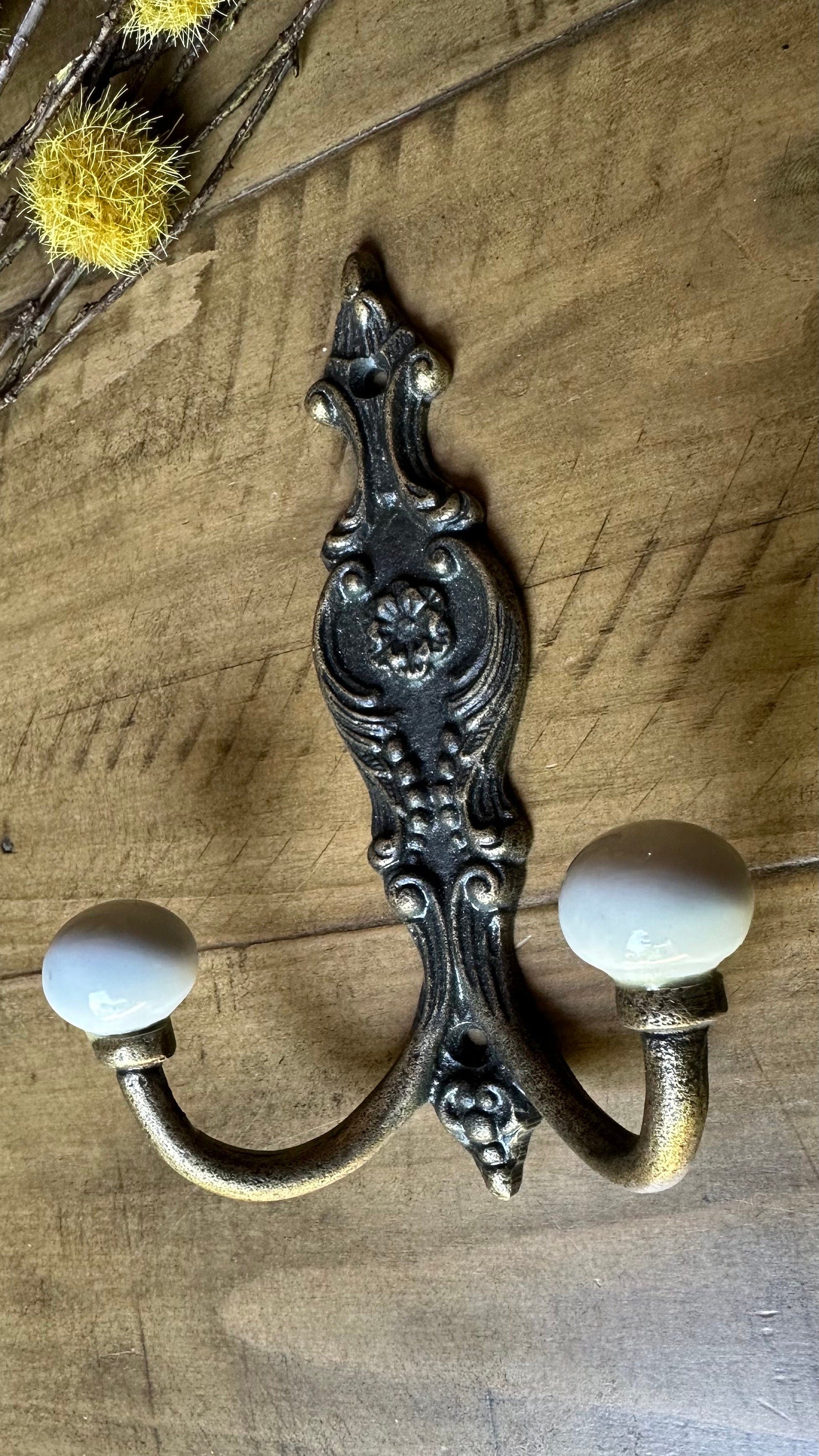 Antique bronze Mudroom hook, Bathroom towel hook, Towel Wall Hook, Farmhouse Hook, Coat Hook, Farmhouse Towel Hook, double hook