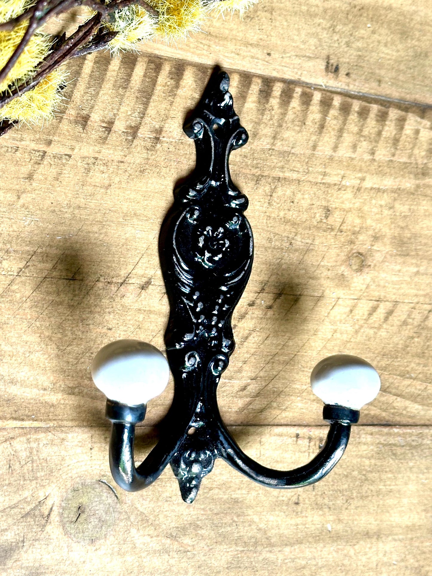 Double Mudroom hook, Bathroom towel hook, Towel Wall Hook, Farmhouse Hook, Coat Hook, Farmhouse Towel Hook, double hook