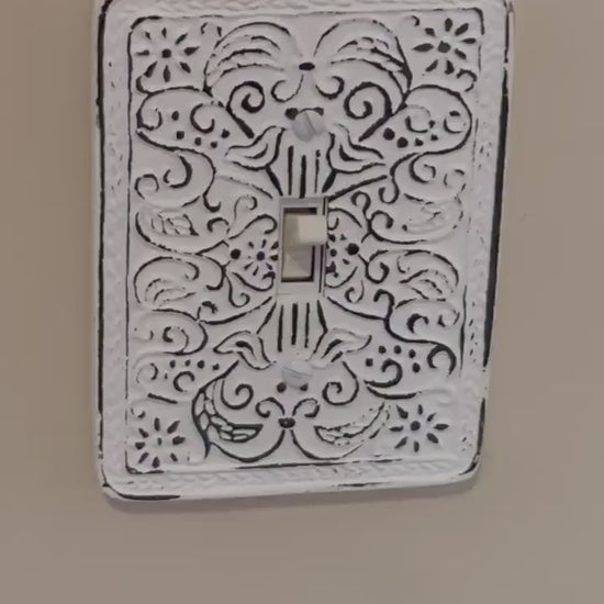 SALE/Metal  Double Light Switch Cover/single light switch cover/Nursery/Bedroom/Light Switch Plate/Pick color/Outlet Cover/