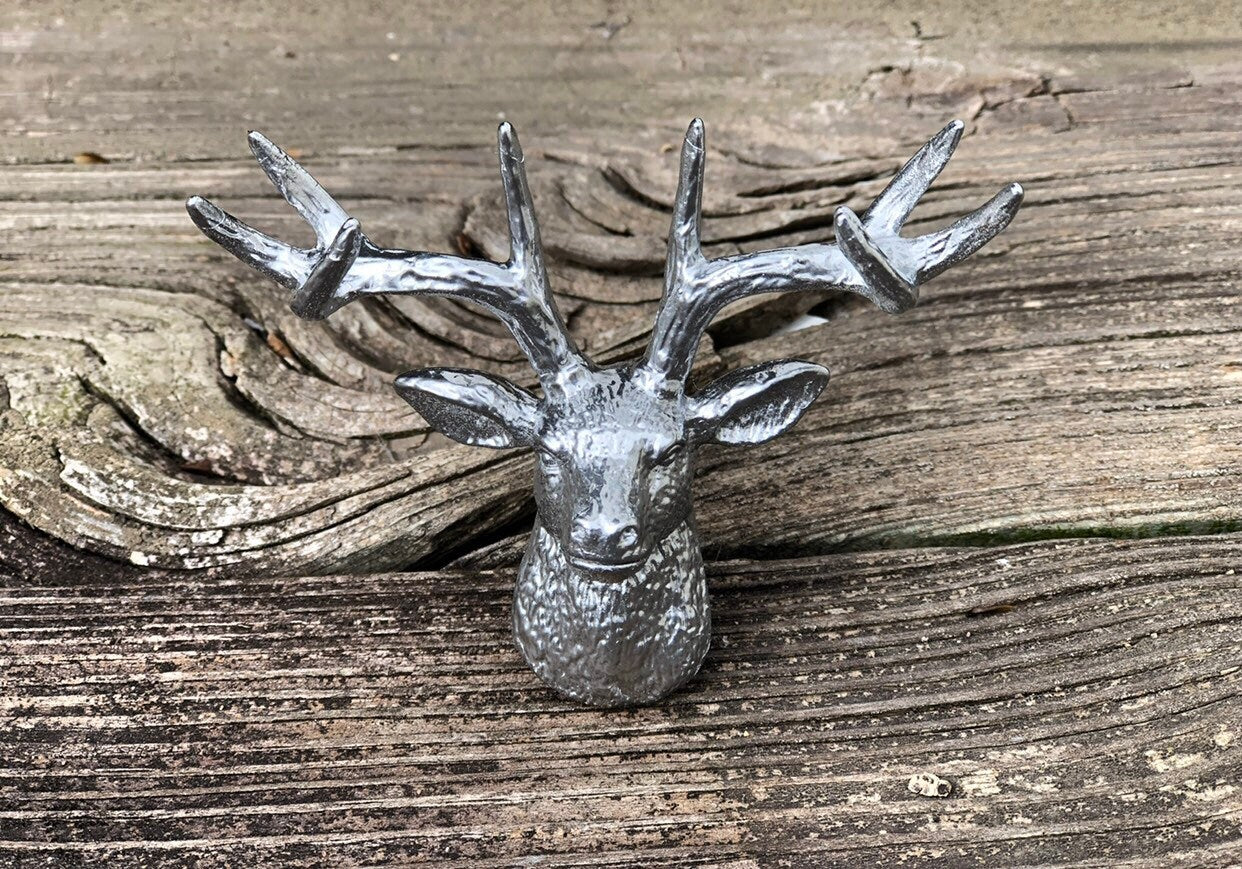 SALE/Deer metal Knobs/Deer Metal Knobs/pick COLOR/Shabby chic knobs/Deer Metal Cabinet Knob/Drawer Pulls Drawer Knobs Cabinet Knobs