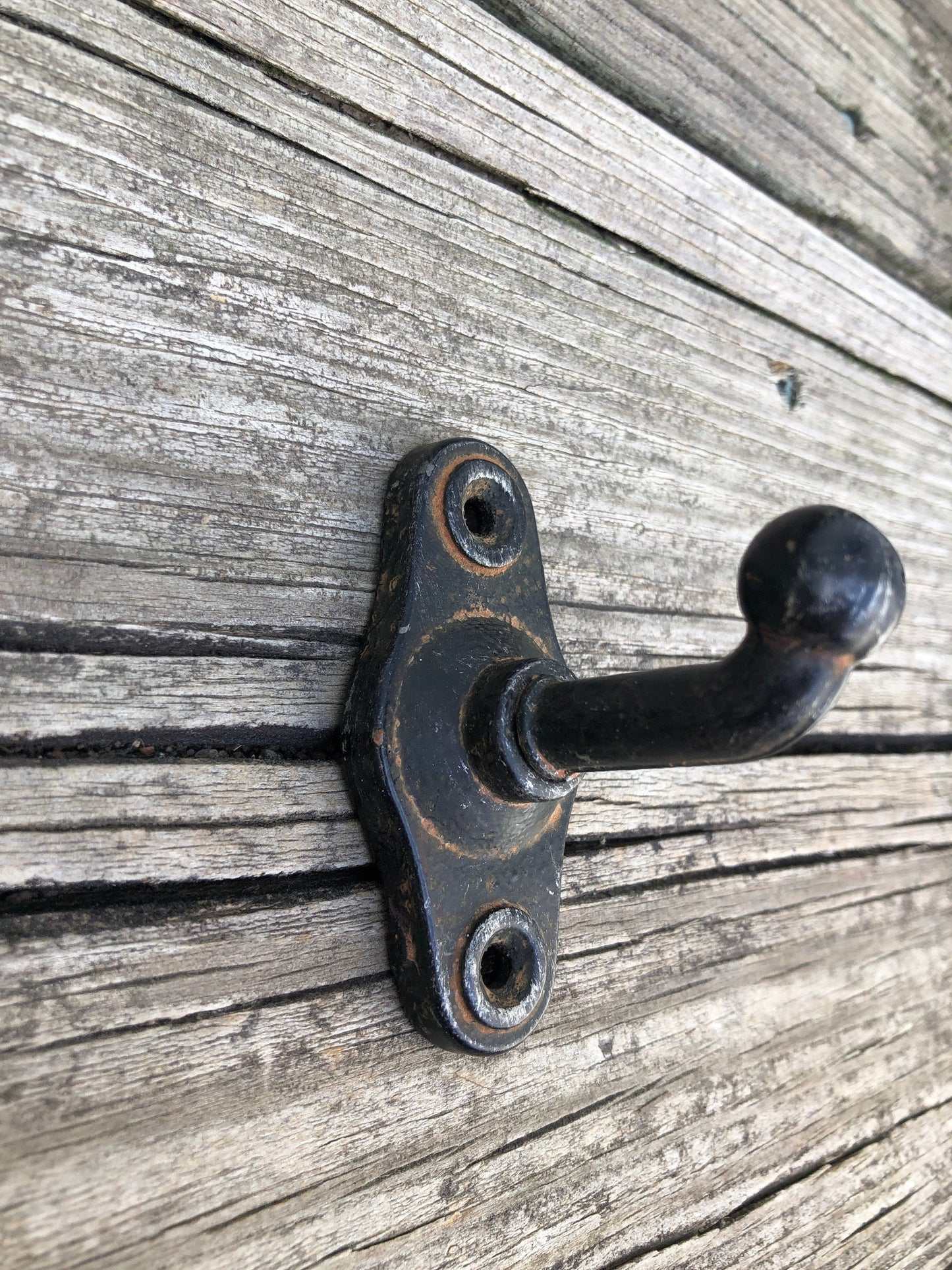 RUSTIC Metal wall hook/Pick color/ Shabby chic metal hooks/ Vintage hook/ cabin/ french country/ beach/ metal wall hook/Industrial Hook