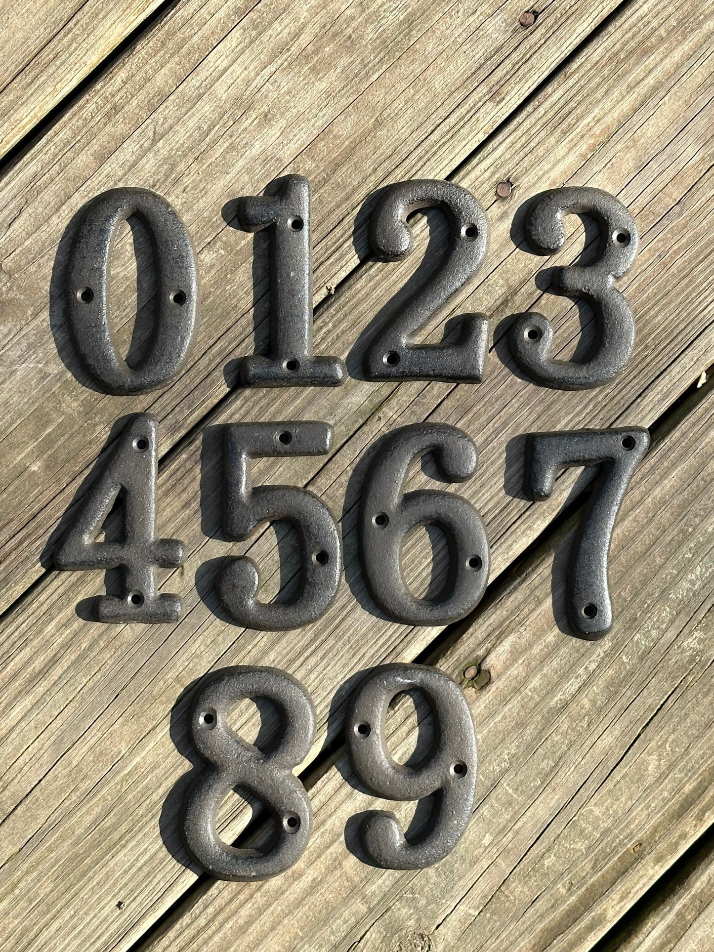 Retro Cast Iron house Numbers/Cast Iron House Numbers/Cast Iron Numbers/ Cast Iron Address Numbers/Iron House Numbers/Modern Numbers